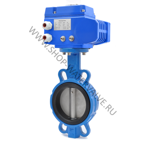Затвор дисковый поворотный с электроприводом BVM03040-02, DN40, AC220V