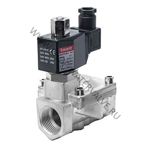 Клапан электромагнитный SMART SG55346SS DN25 G1"