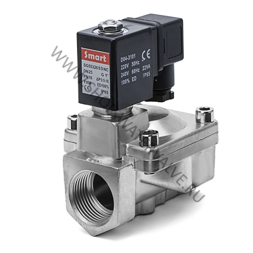 Клапан электромагнитный SMART SG55326SS DN25 G1"